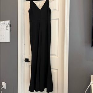 BHLDN Elegant Black Sleeveless Dress